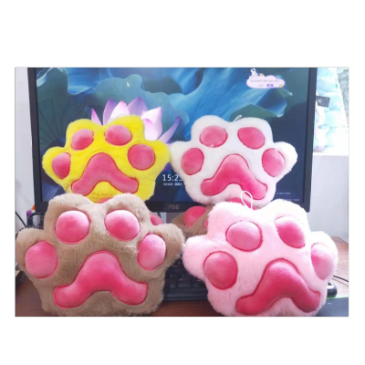 25cm Hand-Shaped Brush Plush Toy Happy Sister Factory Direct Sales