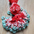 Peace Buckle Pendant Necklace Imitation Jade Jade Imitation White Jade Necklace Red Rope Pendant One Yuan Store Pendant Supply