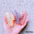 Yaja Fashion Jelly Transparent Grip English Letter Hairpin Versatile Back Clip Hair Claw Hair Accessories Barrettes