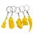 One Yuan Stall Good Supply Imitation Beeswax Carving Key Pendants Creative Keychain Temple Fair Hot Sale