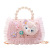 Children's Single-Shoulder Bag 2022 New Fashion Princess Portable Western Style Cute Cotton and Linen Small Bag Mini Parent-Child Messenger Bag