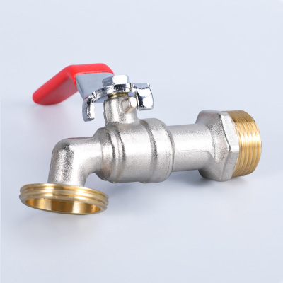 Brass Bibcock Faucet Sample Surface Cut-off Water Nozzle South American Water Nozzle Brass Bibcock