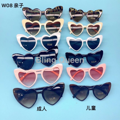 Hot sale pedant kids heart sunglasses 