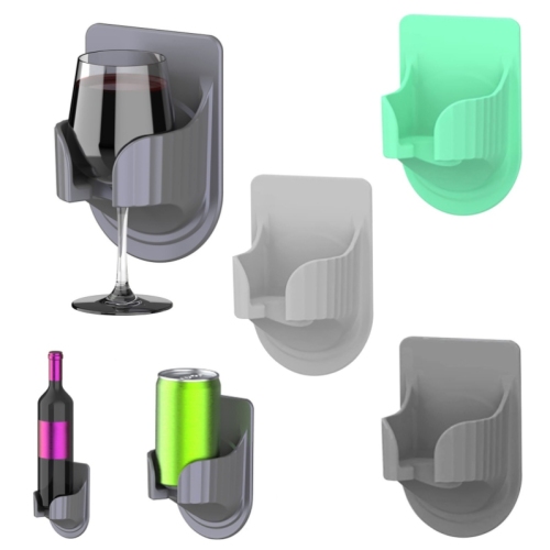 ink holder for shower multi-function practical wall-mounted cup holder wine glass bracket beer holder