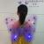 Children's Luminous Double-Layer Butterfly Wings Three-Piece Set Kindergarten Angel Wings Dress up Stall Supply Wholesale