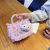 Children's Single-Shoulder Bag 2022 New Fashion Princess Portable Western Style Cute Cotton and Linen Small Bag Mini Parent-Child Messenger Bag