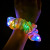 Internet Celebrity Korean LED Luminous Pork Intestine Hair Band Rubber Band Internet Celebrity Ins Head Rope Headdress Female Hair Rope Spot