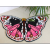Welcome Cute Door Mat Personality Handmade Creative Butterfly, Girly Bedroom Door Mat Non-Slip Bathroom Mat (Pink)