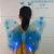 Children's Luminous Double-Layer Butterfly Wings Three-Piece Set Kindergarten Angel Wings Dress up Stall Supply Wholesale