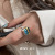 Ring Women's Non-Fading Retro Moonstone Spanish Open Special-Interest Design High-Grade Cold Style Pearl Ring