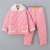 Pajamas Women's Winter Three-Layer Padded Quilted Pajamas Women's Coral Fleece Flannel Autumn and Winter Warm Outerwear Homewear