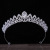 Xy013 Bride Headdress Crown Three-Piece Wedding Necklace Earrings Jewelry Suit European and American New Wedding Accessories