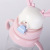 Face Antlers Children's Cups Tritan Plastic Cup with Straw Strap Primary School Student Leak-Proof Drop-Resistant Baby Kettle
