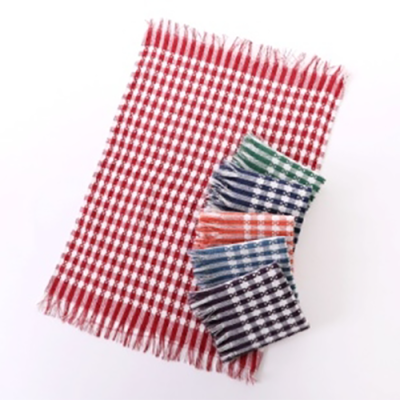 Foreign Trade Kitchen Essential Cotton Lattice Tea Towels Bowl-Cleaning Towel Baking Cloth Liner Absorbent Lint-Free