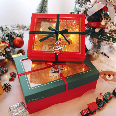 Christmas Gift Box Gift Box Christmas Apple Packing Box Christmas Eve Christmas Eve Fruit Box Wholesale New Year Gift