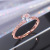 Cao Shi Wish Cross-Border EBay Popular European and American Simple Zircon Engagement Wedding Ring Copper White Gold Plated Imitation Diamond Ring