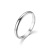 2mm Glossy Titanium Steel Ring Female Simple Japanese and Korean Style Personality Simple Bracelet Rose Gold Plated Women's Black Little Finger Ring Little Finger