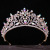 Amazon Hot Wedding Accessories AB Diamond Colorful Bridal Crown Birthday Ball Show Model Clothing Hairware