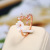 AliExpress Cross-Border Hot Accessories Branches Flower Open Ring European and American Minimalist Creative Jewelry Factory Direct Sales