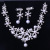 Bridal Necklace Three-Piece Earrings Set Pearl Headdress Crown Wedding Dress Cross-Border Hot Ornament Wholesale