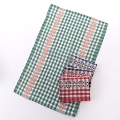 Foreign Trade Kitchen Essential Cotton Lattice Tea Towels Bowl-Cleaning Towel Baking Cloth Liner Rag Lint-Free