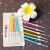 6 Colored Birthday Candles Holiday Party Cake Decoration Topper for Baking Candles Creative Colored Pencil Candles