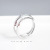 Original New Sterling Silver S925 Love Couple Ring Simple Fashion Men and Women Couple Rings Special-Interest Design Student Temperamental