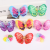 Children's Ribbon Printing Three-Dimensional Butterfly Barrettes Rubber Band Handmade DIY Hair Accessory Accessories