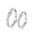 Simple Frosted Design S925 Sterling Silver Ring Couple Couple Rings Men and Women Opening Ring Holiday Gift Ornament Wholesale