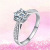 Tiktok Live Streaming on Kwai Supply Imitation Moissanite Eight Hearts and Eight Arrows Ring Female 1 Karat Simple Six-Claw Wedding Ring Diamond Ring