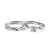 New Mobius Shining Star River Couple Ring Men and Women's One Pair Simple Temperament Couple Rings Birthday Commemorative Gift