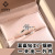 Ring Women's 925 Silver 18K Gold Plating Hot Sale Simple Six-Claw Ring Setting Live Stream Fashion Moissanite Ring in Stock Wholesale