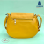 Trendy Texture Women 'S Small Bag South America 2022 New Fashion Messenger Bag Tassel Punching Round Bottom Saddle Bag
