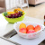 Household Oval Drain Basket Kitchen Double Layer Vegetable Washing Basket Vegetable Washing 2-Piece Gift Promotion Basket 3102