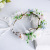 Bride Wreath Headdress Photography Decor Artificial Flower Korean Style Green Fresh Elegant Ribbon Adjustable Headband