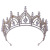 New European Style Palace Wedding Dress Luxury Bridal Crown Cross-Border Hot Sale Pearl Big Crown Gown Head Accessories