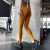 Nude Feel Seamless European and American Yoga Pants Women's High Waist Shaping Skinny Workout Pants plus Size Peach Hip Fitness Pants