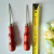 Wooden Handle Gourd Head Straight Awl Red Wooden Handle Crochet Hook Shoe Fix Tools One Yuan Department Store Wholesale