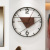 Cross-Border Supply] Wholesale Amazon Wall Clock Iron Art Hot Sale Living Room Clock Simple Retro Nordic Creative Wall Clocks
