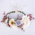 Bridal Headdress Simulation European and American Wedding Garland Bohemian Travel Commemorative Headband Elegant Flower Hair Band Headdress Flower