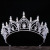 New European Style Palace Wedding Dress Luxury Bridal Crown Cross-Border Hot Sale Pearl Big Crown Gown Head Accessories