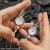 Cross-Border Fashion Simple Digital Diamond-Embedded Peach Heart Bracelet Watch Women's Love Watch Bracelet  Watch 