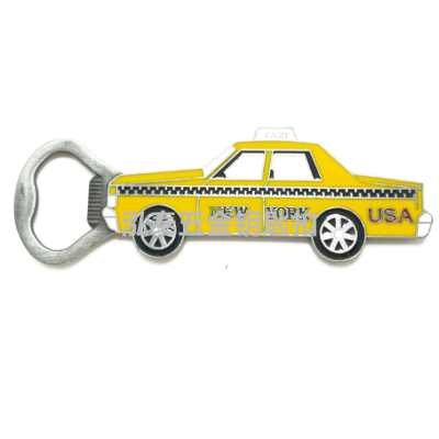 New York Yellow Taxi Refridgerator Magnets Keychain Tourist Souvenir Yiwu Factory Gift Customization