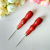Wooden Handle Gourd Head Straight Awl Red Wooden Handle Crochet Hook Shoe Fix Tools One Yuan Department Store Wholesale