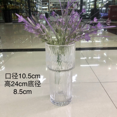 65593Factory Direct Sales Crystal Glass Vase Hydroponic Flower Plant Container Living Room Ornament Decorative Creative