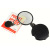 Leather Case Mini 60mm Magnifying Glass Folding Magnifying Glass Pocket Magnifying Glass One Yuan Wholesale