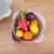 Straw Rotating Drain Basket Creative Size Fruit and Vegetable Basket Household Double Layer Vegetable Washing Basket Kitchen Vegetable Basin