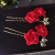 Bridal Chinese Headdress Vintage Purplish Red Flannel Rose Hairpin Hairpin Wedding Hair Accessories Toast Dress Ornament