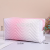 Simple Women's PU Leather Gradient Color Stereo Cosmetic Bag Outdoor Travel Toiletries Organizer Storage Bags