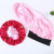 Satin Shower Cap with Logo Women's Fashion Stretch Shower Cap Button Wash Cap Factory Direct Sales